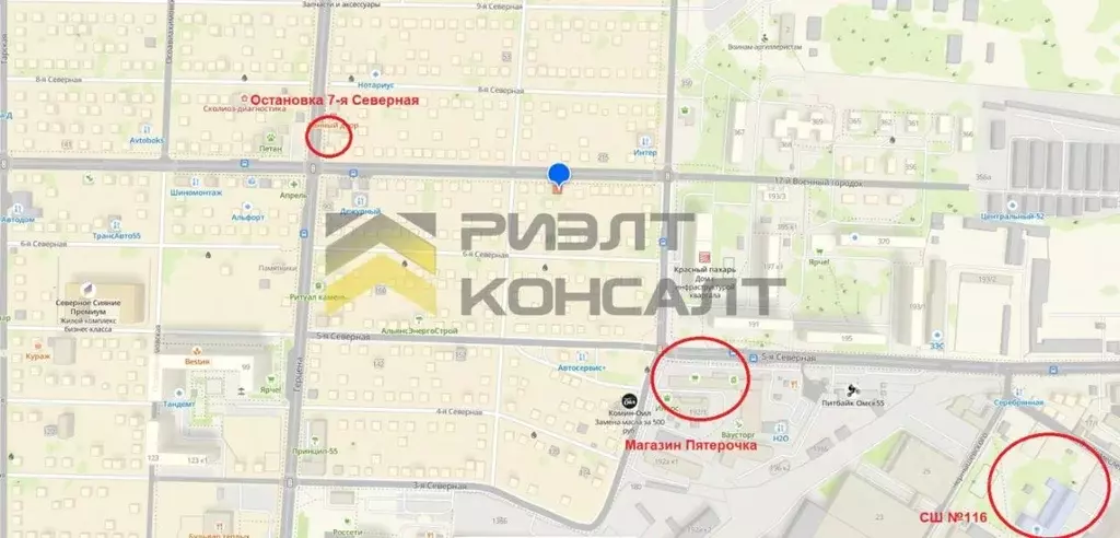 Участок в Омская область, Омск ул. 7-я Северная, 220 (5.01 сот.) - Фото 1