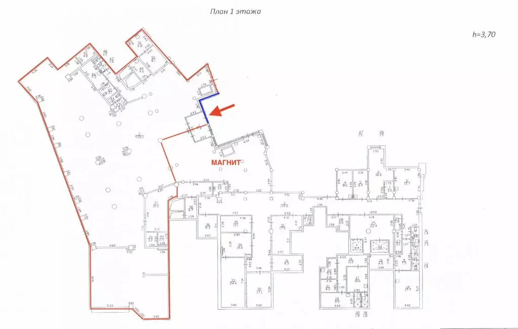 Помещение свободного назначения в Санкт-Петербург Ждановская ул., 45 ... - Фото 2