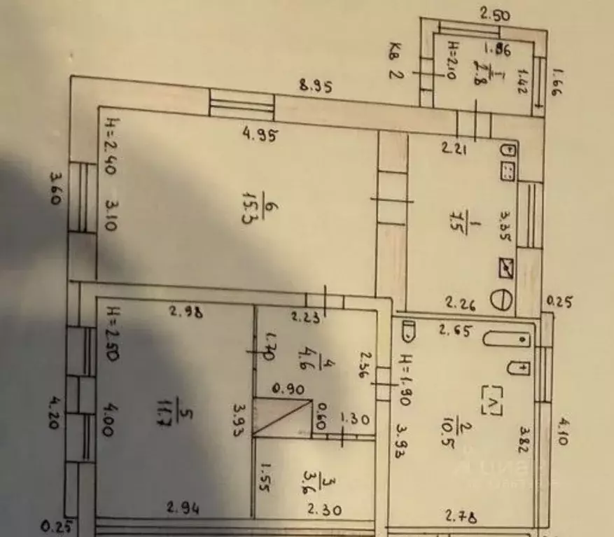Дом в Тамбовская область, Тамбов Оренбургская ул., 1 (56 м) - Фото 1