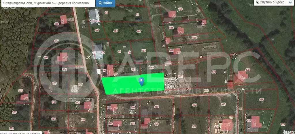 Участок в округ Муром, деревня Коржавино (21.41 м) - Фото 2