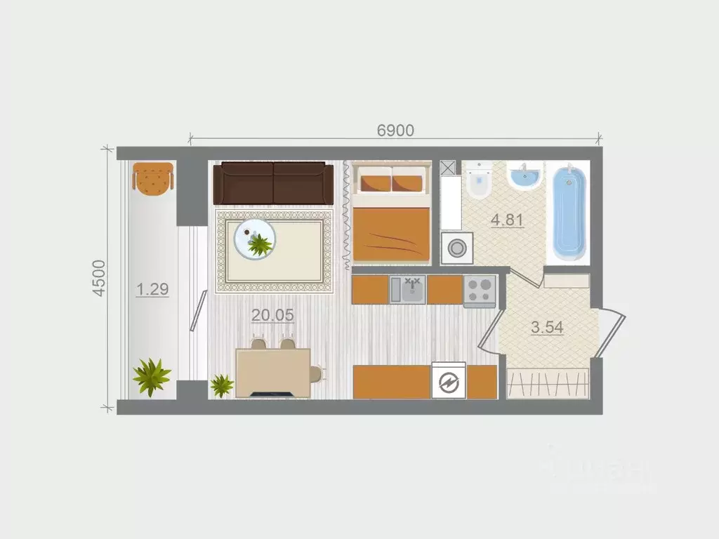 Студия Ленинградская область, Ломоносовский район, Горбунковское ... - Фото 1