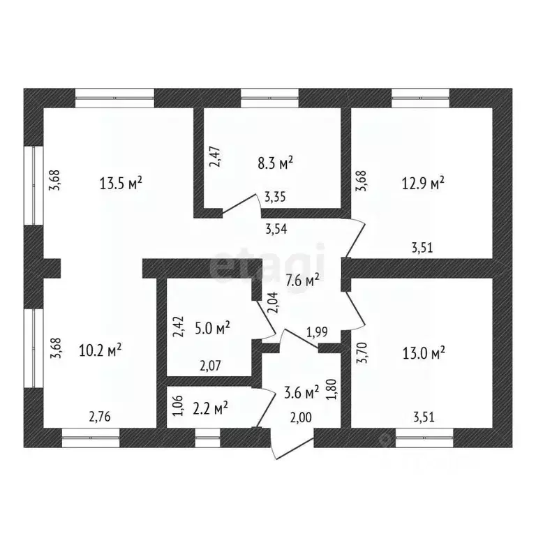 Дом в Амурская область, Благовещенск Восток СТ, 8 (84 м) - Фото 2