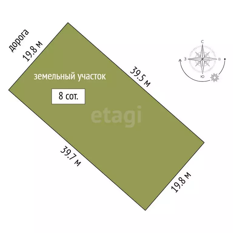 Участок в Тукаевский район, Малошильнинское сельское поселение, ... - Фото 1