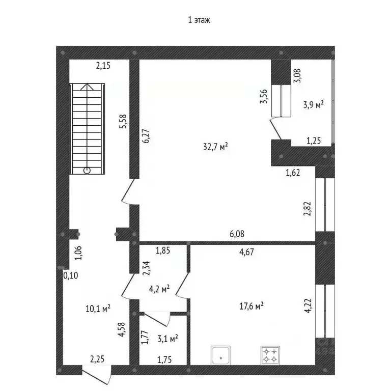 4-к кв. Башкортостан, Уфа ул. Гафури, 54 (156.9 м) - Фото 2