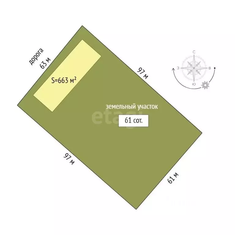 Склад в Тюменская область, Тюмень Велижанский тракт, 7-й км, 2 (663 м) - Фото 1