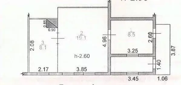 1-к кв. Иркутская область, Иркутск ул. Пискунова, 24 (29.9 м) - Фото 1