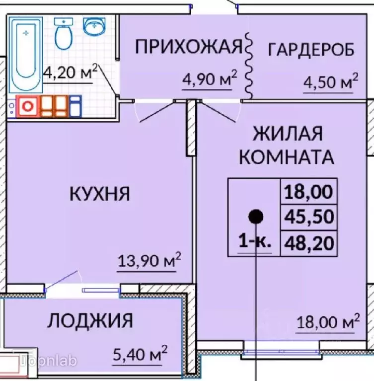 1-к кв. Крым, Судак Италика жилой комплекс (48.2 м) - Фото 1