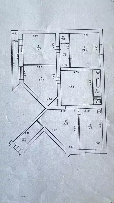 3-к. квартира, 150 м, 10/11 эт. - Фото 0