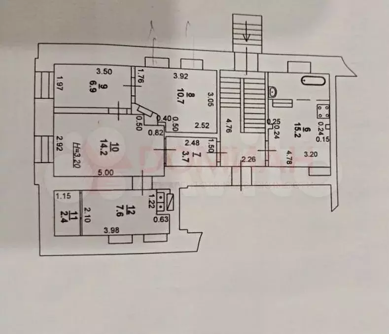 4-к. квартира, 61 м, 1/4 эт. - Фото 0