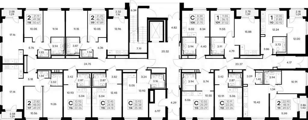 Квартира-студия, 24,2 м, 1/9 эт. - Фото 0