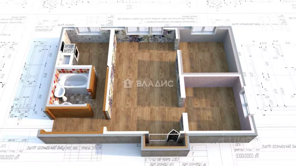 3-к кв. Иркутская область, Ангарск 95-й кв-л, 1 (48.4 м) - Фото 2