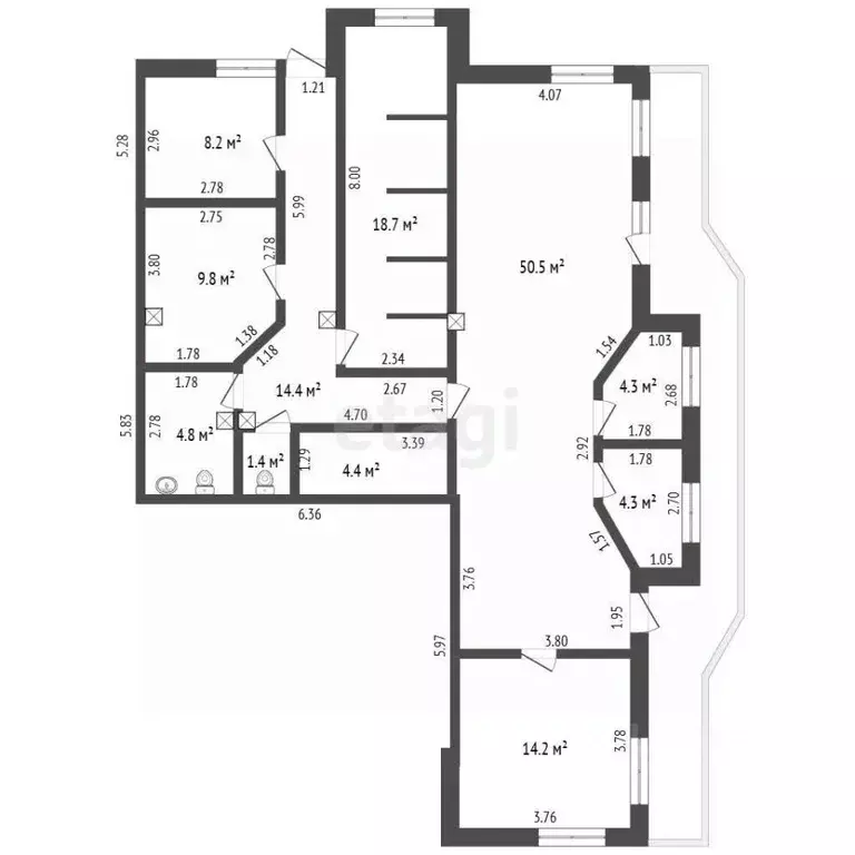Офис в Крым, Ялта ул. Калинникова, 4 (141 м) - Фото 2