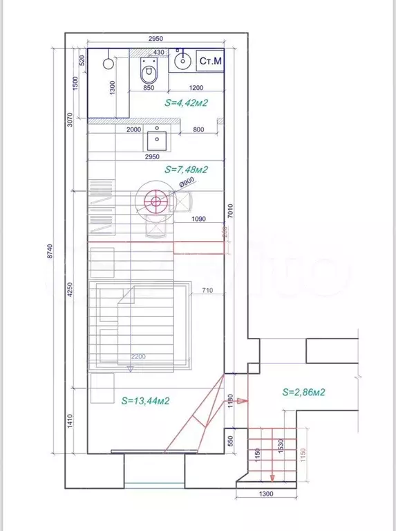 Продам помещение свободного назначения, 26 м - Фото 0