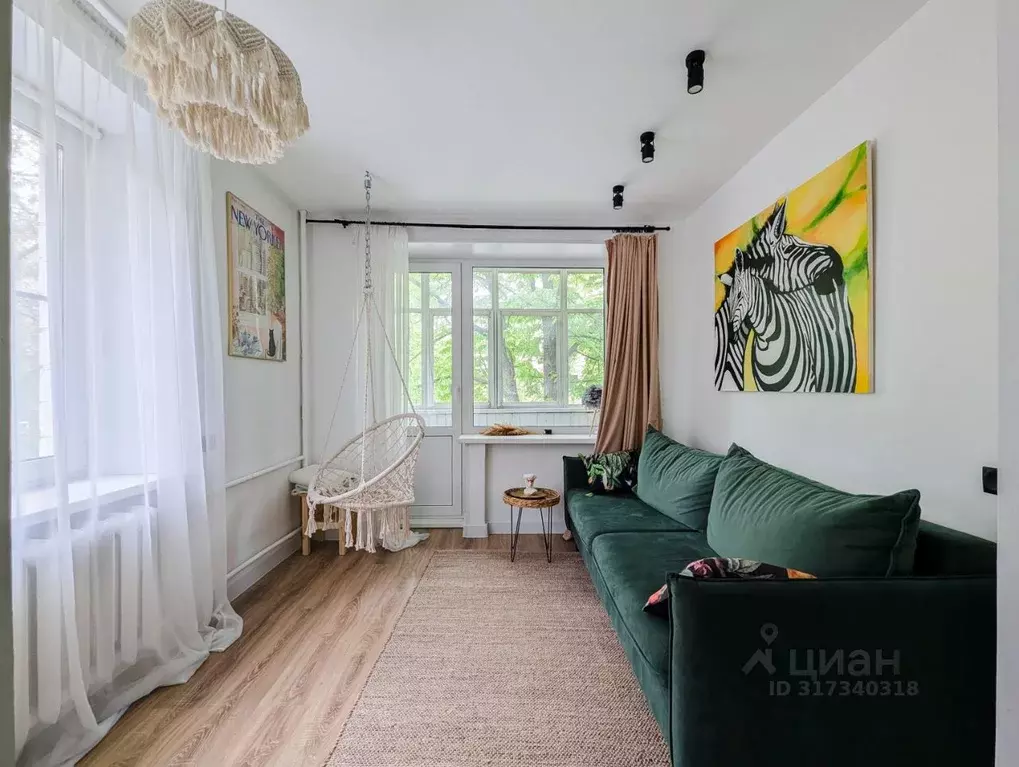 1-к кв. Москва Денисовский пер., 8/14 (30.2 м) - Фото 0