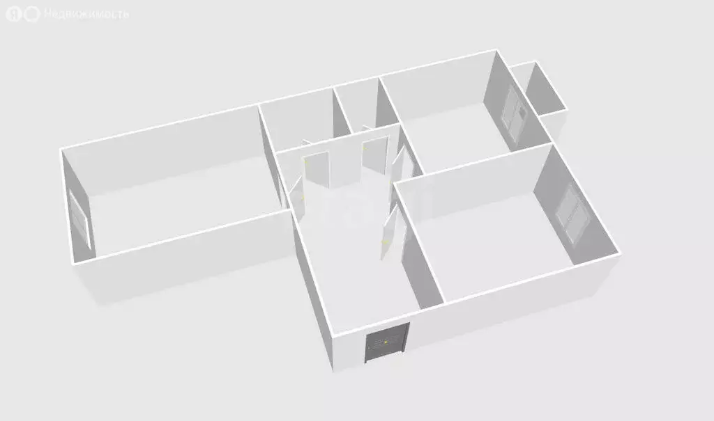 2-комнатная квартира: село Сокол, Луговая улица, 21 (52 м) - Фото 1