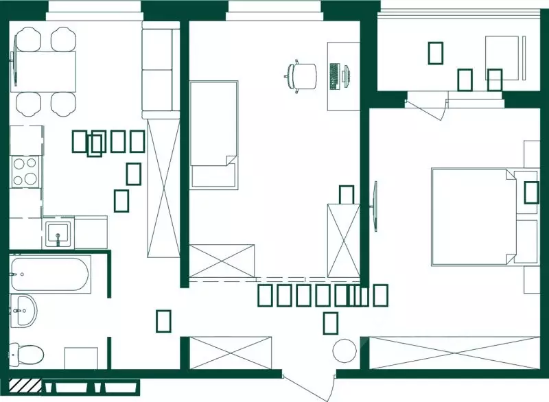 2-к кв. Алтай, Майминский район, с. Майма Алтайская ул., 2к2 (56.5 м) - Фото 1