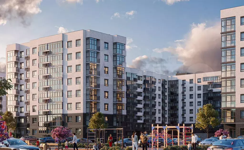 Квартира-студия, 27 м, 1/8 эт. - Фото 1