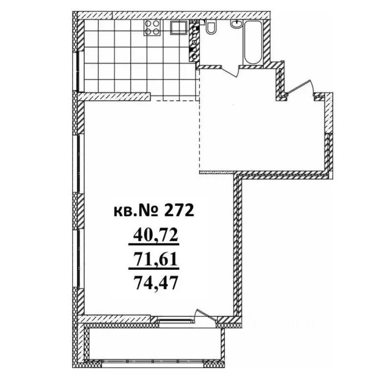 2-к кв. Новосибирская область, Новосибирск Садовая ул., 17 (74.47 м) - Фото 1