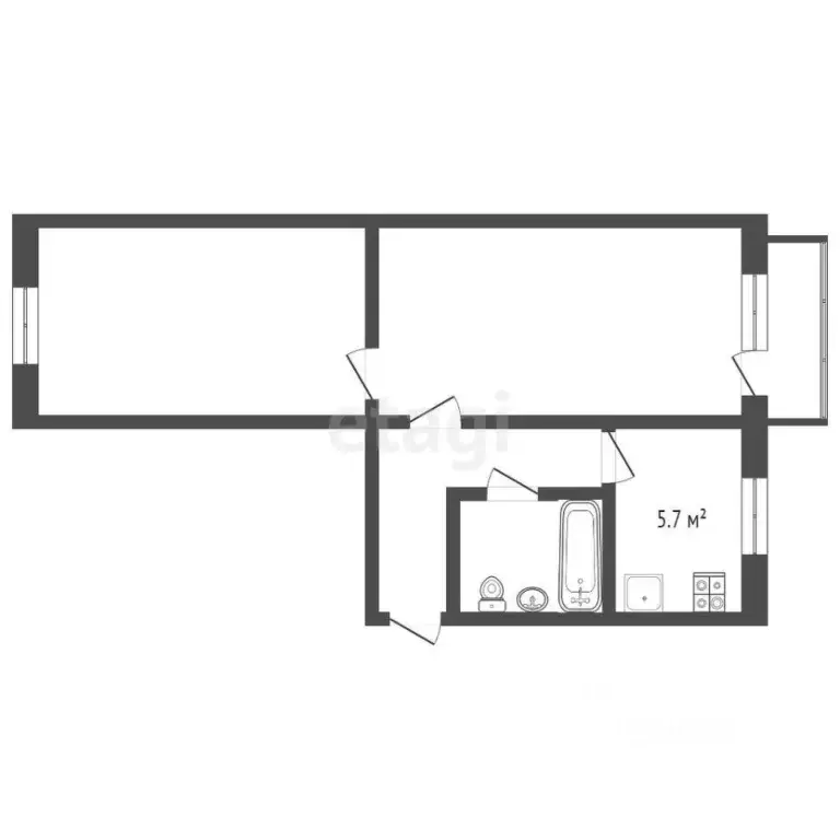 2-к кв. Камчатский край, Петропавловск-Камчатский ул. Зеленая роща, 2 ... - Фото 2