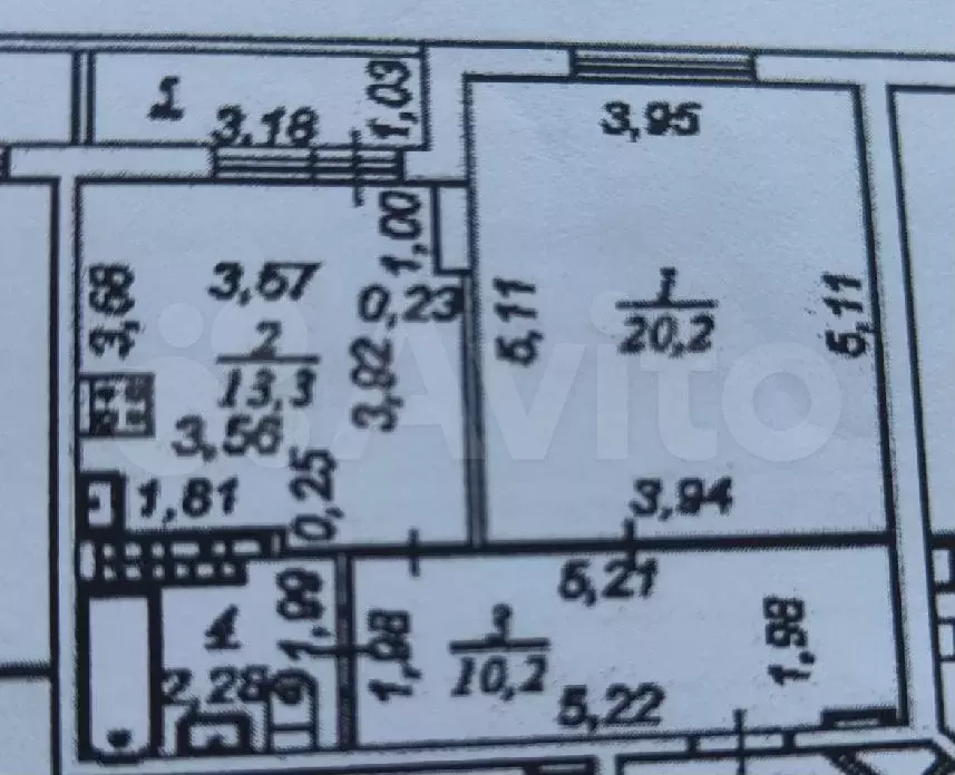 1-к. квартира, 47,9 м, 9/9 эт. - Фото 0