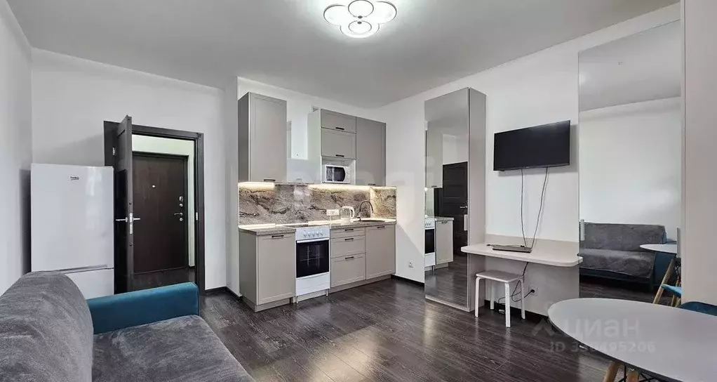 Студия Санкт-Петербург ул. Верхне-Каменская, 9к1 (24.0 м) - Фото 1