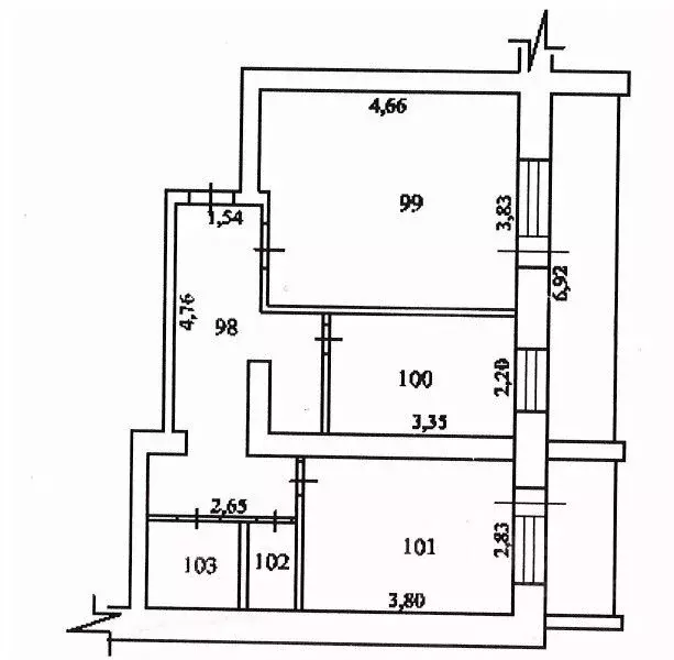 2-к кв. Пензенская область, Заречный Ахунская ул., 9 (49.2 м) - Фото 2