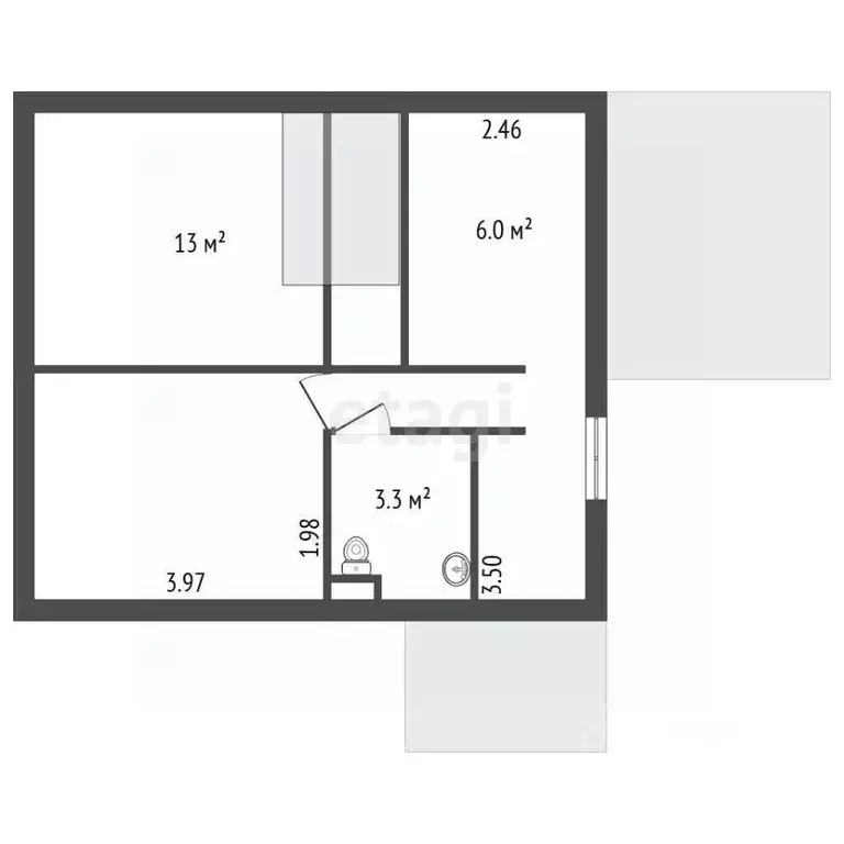 Дом в Санкт-Петербург пос. Парголово, Климовец СНТ, аллея 6-я, 4 (106 ... - Фото 2