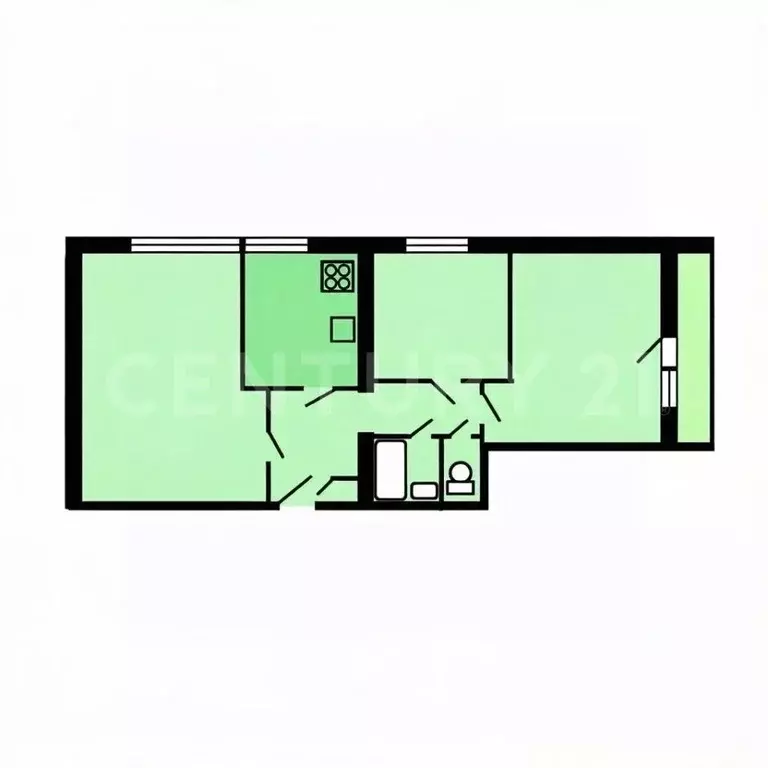 3-к кв. Москва Севастопольский просп., 51К4 (65.3 м) - Фото 2