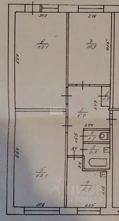 3-к кв. Томская область, Северск ул. Горького, 30 (60.4 м) - Фото 2