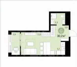 Студия Новосибирская область, Новосибирск ул. Семьи Шамшиных, 93 (25.9 ... - Фото 1