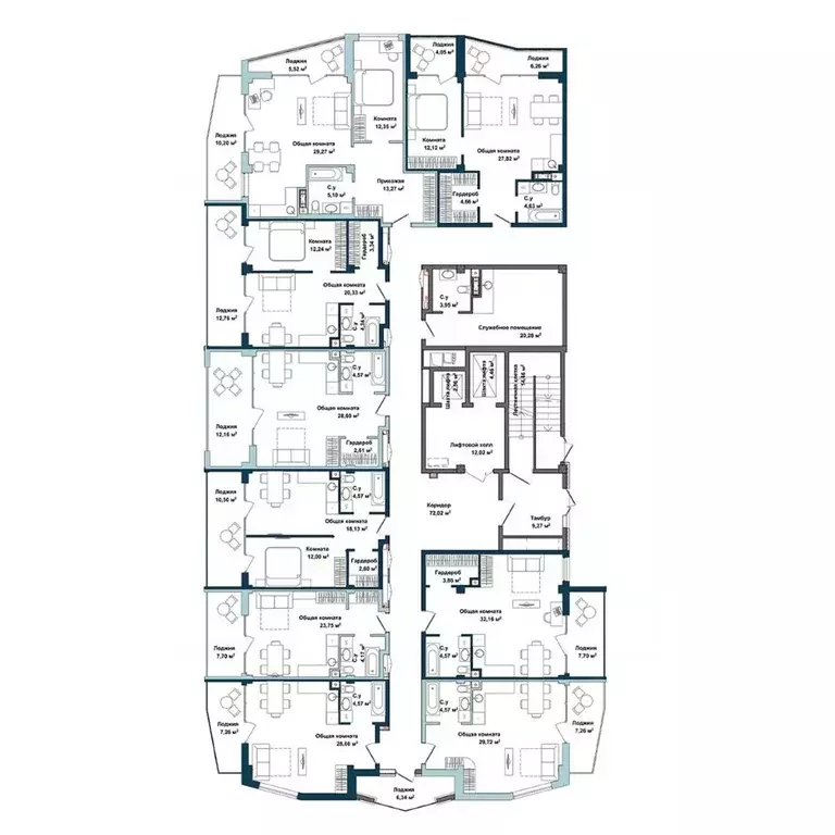 2-к кв. Севастополь ул. Летчиков, 10к4 (47.7 м) - Фото 1