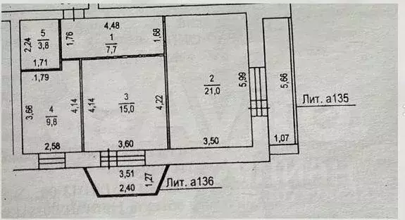 2-к кв. Свердловская область, Березовский ул. Энергостроителей, 6а ... - Фото 0