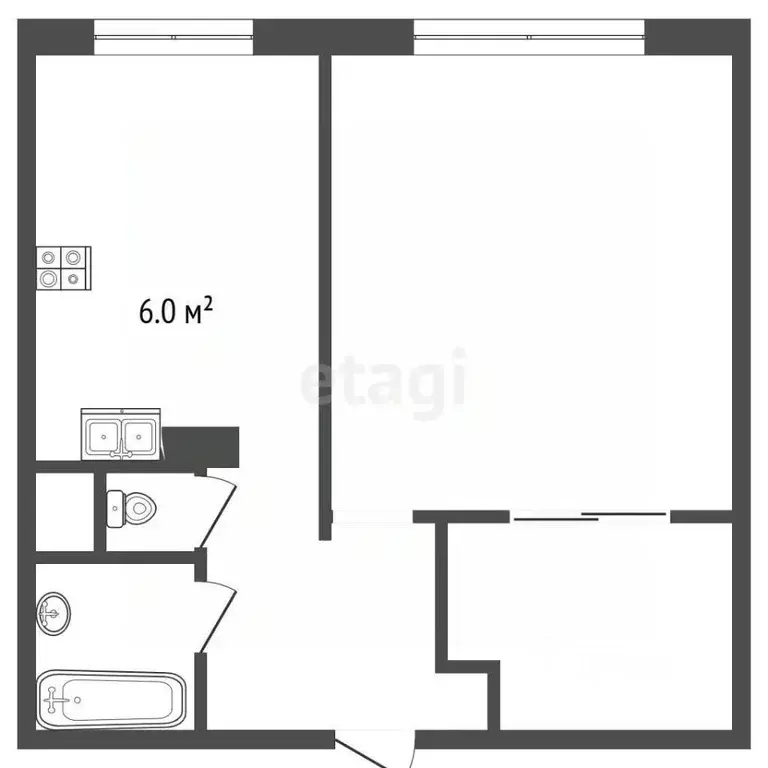 1-к кв. Московская область, Балашиха ул. Орджоникидзе, 22 (39.7 м) - Фото 2
