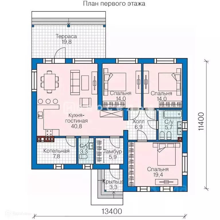 Дом в Рязанская область, Рязань  (100 м) - Фото 2