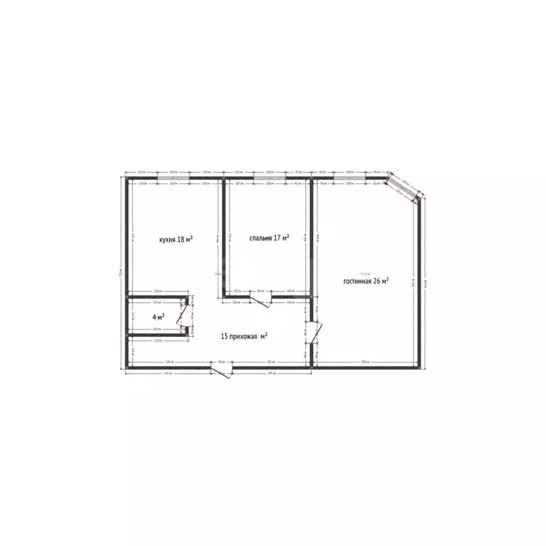 2-комнатная квартира: Махачкала, Хивская улица, 5 (78 м) - Фото 1