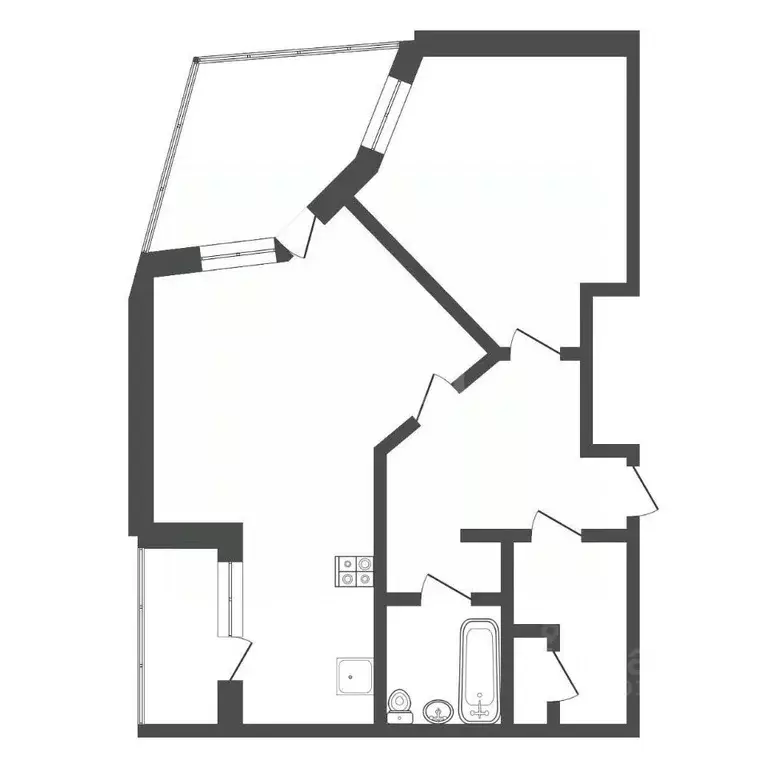 2-к кв. Тульская область, Тула просп. Ленина, 112 (60.7 м) - Фото 2