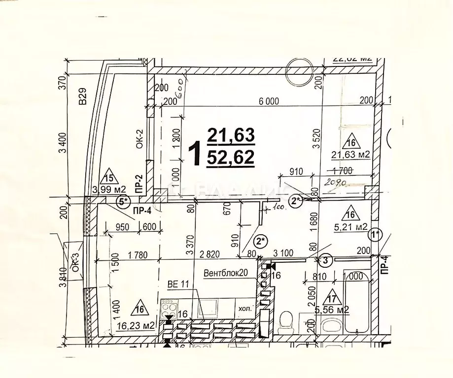 1-к кв. Белгородская область, Белгород просп. Богдана Хмельницкого, ... - Фото 2