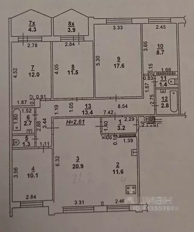 4-к кв. Ростовская область, Ростов-на-Дону ул. Еременко, 66/5 (120.0 ... - Фото 0