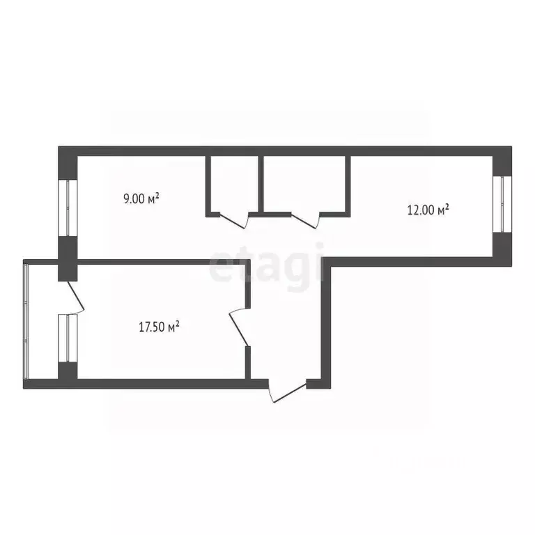 2-к кв. Красноярский край, Красноярск ул. Академгородок, 11 (54.1 м) - Фото 2