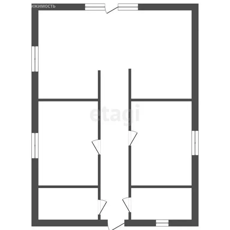 Дом в село Бигила, Первомайская улица (65 м) - Фото 1