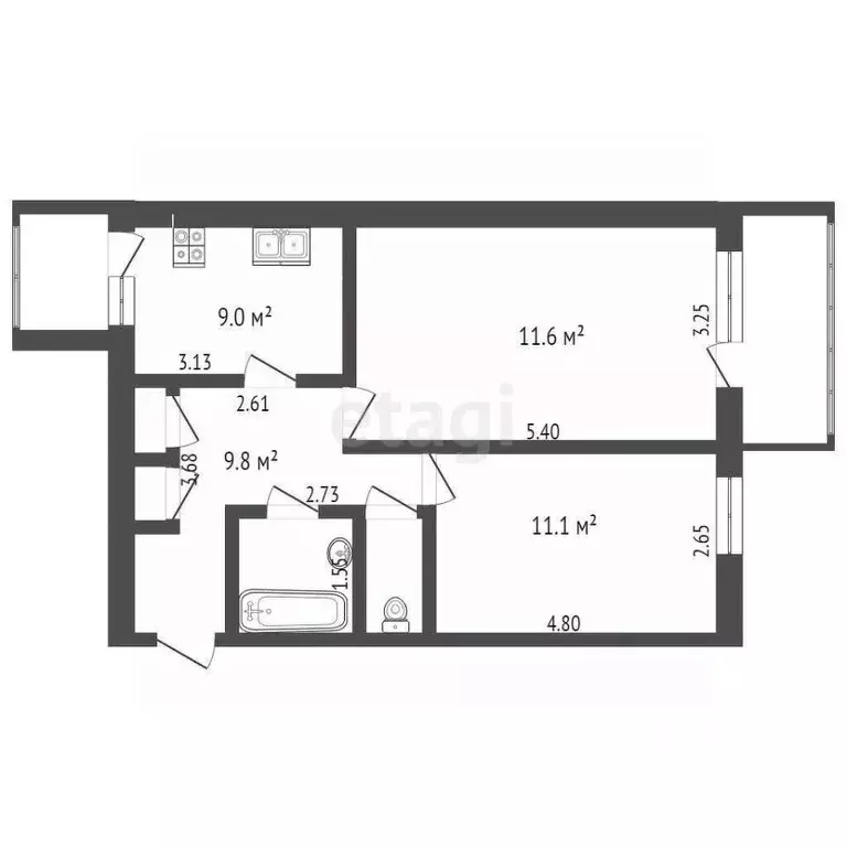 2-к кв. Марий Эл, Йошкар-Ола ул. Степана Разина, 22 (50.3 м) - Фото 1