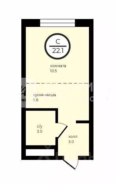 Студия Московская область, Ленинский городской округ, пос. Развилка ... - Фото 2