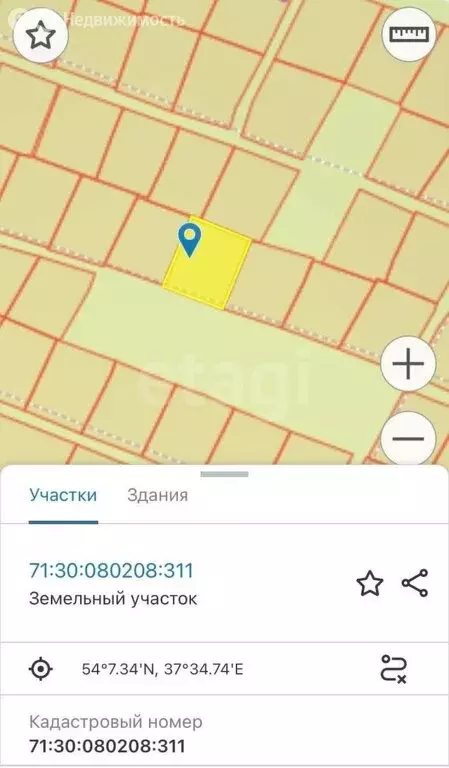 Участок в Тула, СНТ Металлург-4 (4.9 м) - Фото 1