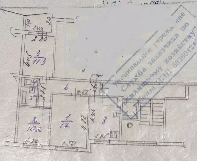 3-к кв. Пензенская область, Пенза просп. Строителей, 45 (62.8 м) - Фото 2