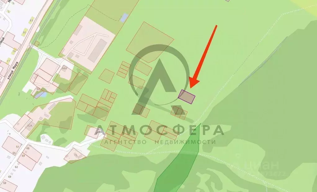 Участок в Краснодарский край, Апшеронский район, с. Черниговское ул. ... - Фото 2