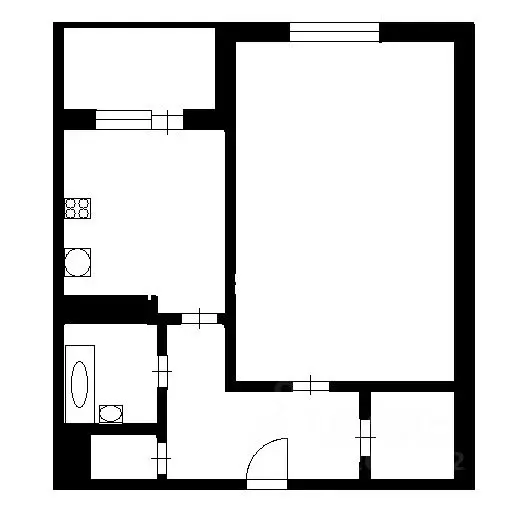 1-к кв. Санкт-Петербург ул. Кораблестроителей, 39 (36.0 м) - Фото 2