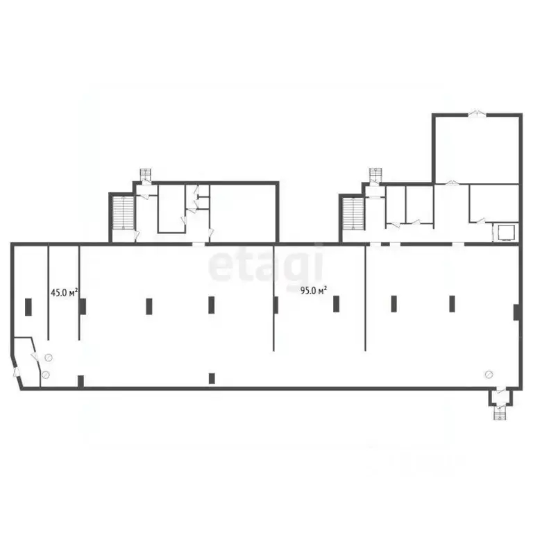 Торговая площадь в Тюменская область, Тюмень ул. Пермякова, 23 (95 м) - Фото 0