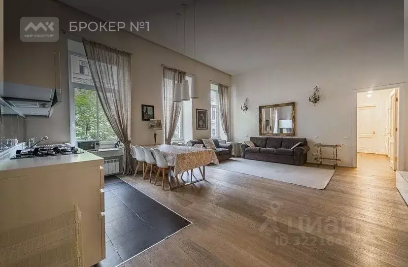 3-к кв. Санкт-Петербург наб. Реки Мойки, 40 (100.0 м) - Фото 1