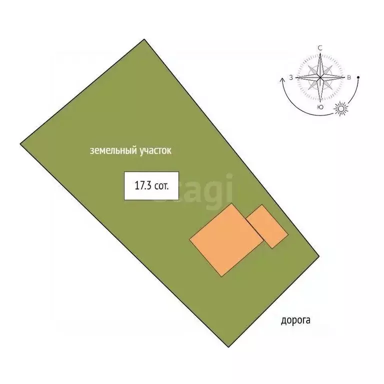 Дом в Томская область, Томский район, пос. Трубачево ул. Кедровая (108 ... - Фото 2