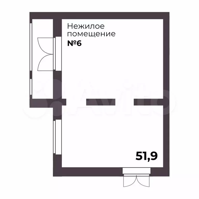 Продам помещение свободного назначения, 52 м - Фото 0